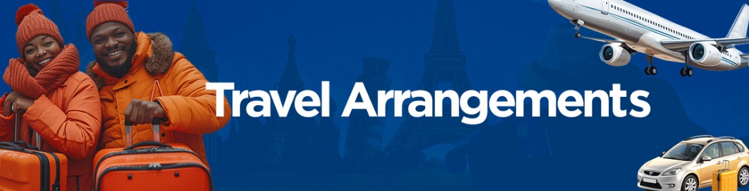 Travel arrangements Travel arrangements